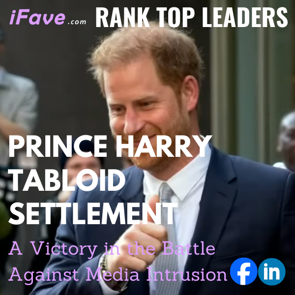 Prince Harry's tabloid settlement advances his mission against media intrusion